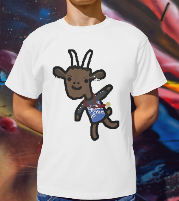 Goat Wearing Medal Inspired By Gymnastics Champion T-Shirt