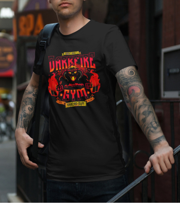 Durin’s Bane Darkfire Gym Khazad-Dum Lord Of The Rings Fitness T-Shirt