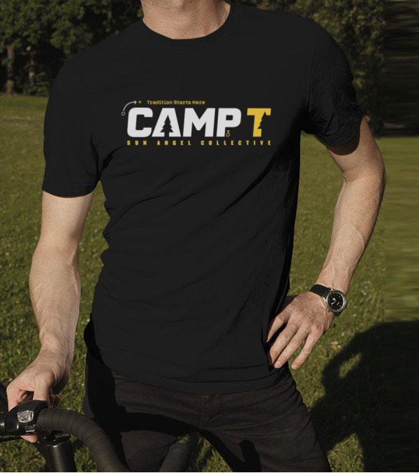 Tradition Starts Here Camp T Sun Angel Collective T-Shirt
