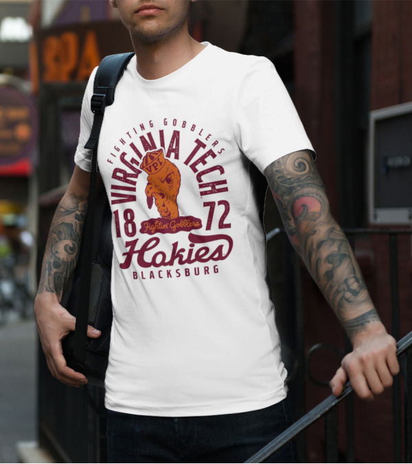 Virginia Tech Hokies Fightin' Gobblers 1872 Blacksburg VPI T-Shirt