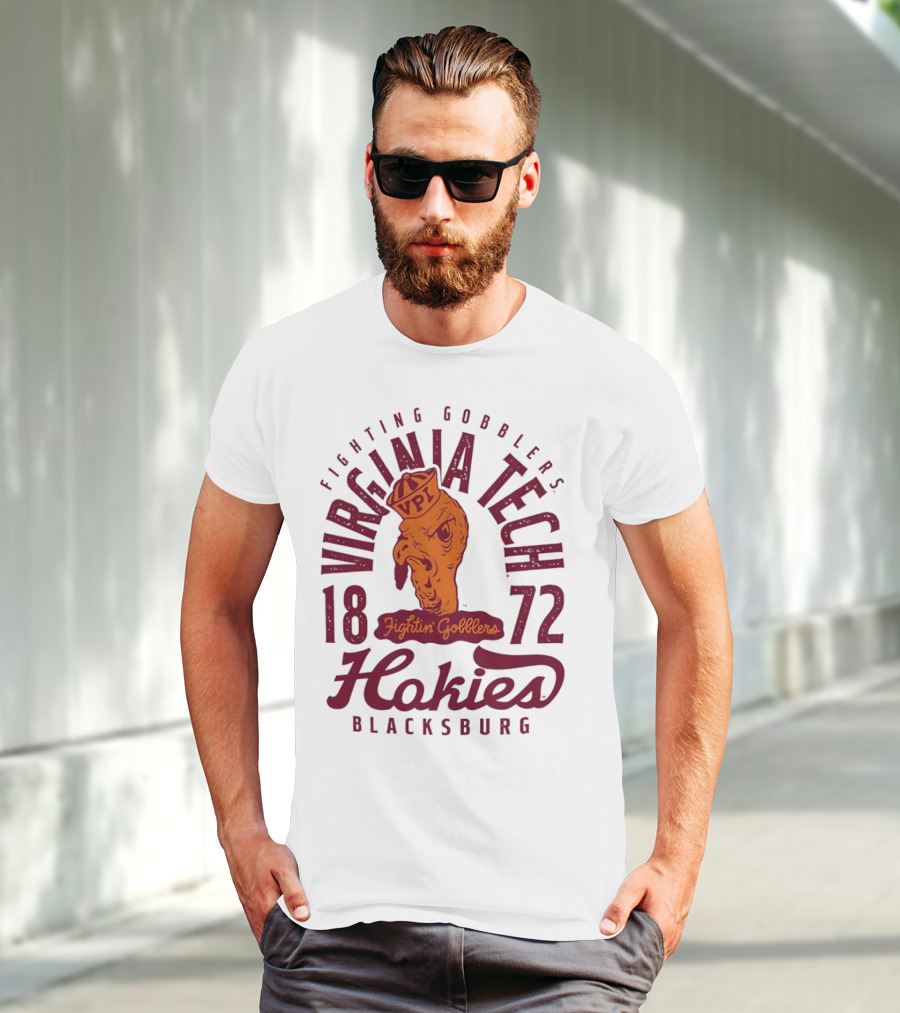 Virginia Tech Hokies Fightin' Gobblers 1872 Blacksburg VPI T-Shirt