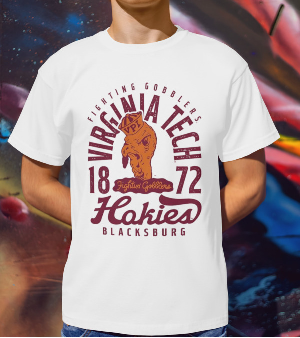Virginia Tech Hokies Fightin' Gobblers 1872 Blacksburg VPI T-Shirt
