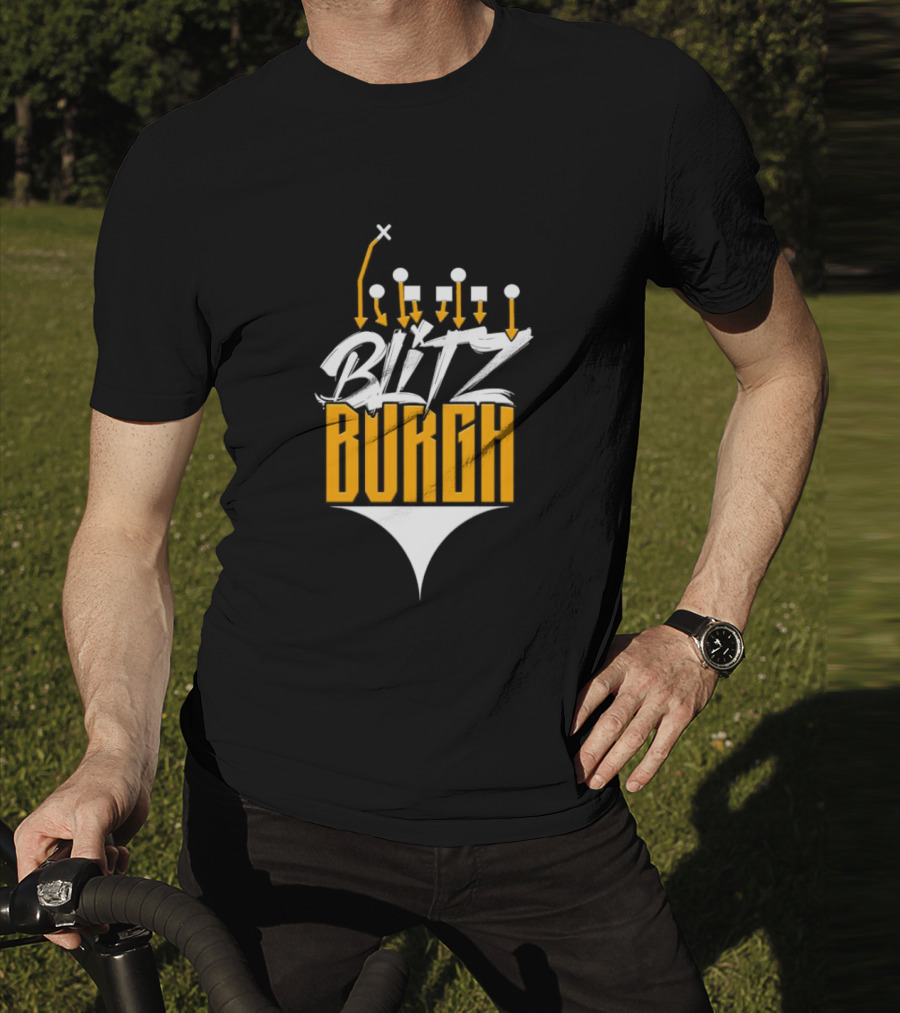 Pittsburgh Steelers Blitzburgh Football Play T-Shirt