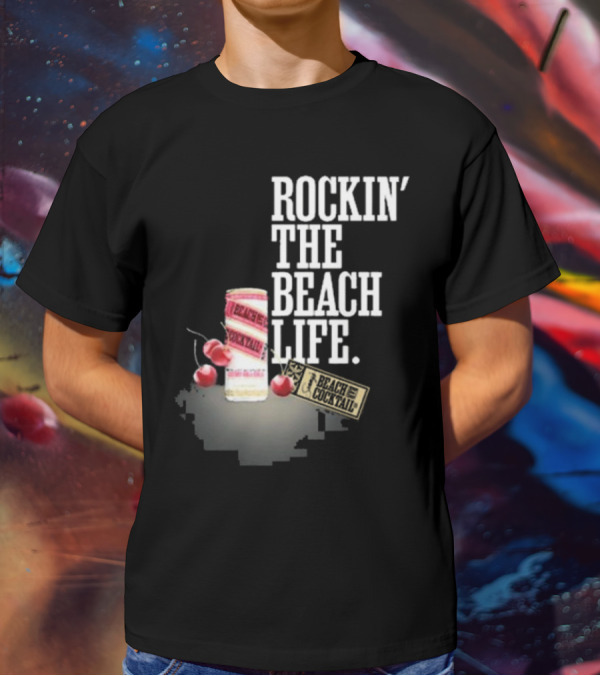 Rockin' The Beach Life Sammy Hagar Red Rocks Beach Cocktail T-Shirt