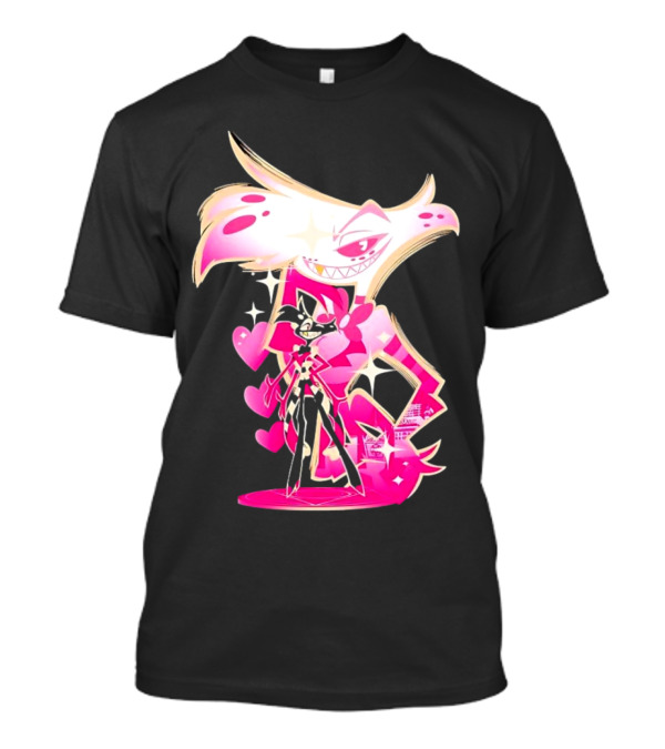 Angel Dust And Alastor Design Hazbin Hotel Series T-Shirt