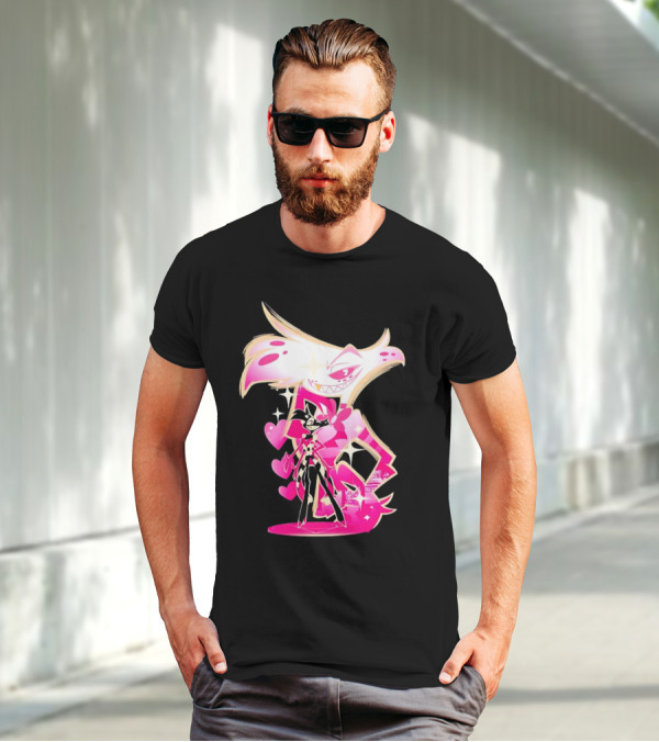 Angel Dust And Alastor Design Hazbin Hotel Series T-Shirt