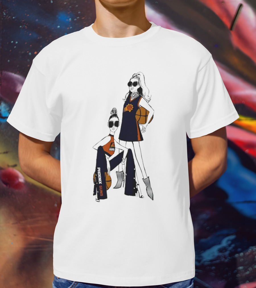 Phoenix Suns G-III 4Her Basketball Girls Fitted Fashion T-Shirt