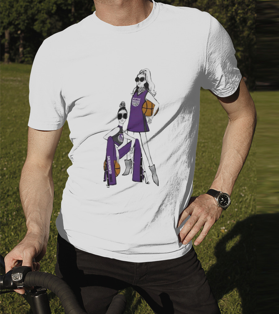 Sacramento Kings G-III 4Her Basketball Girls Fashion T-Shirt