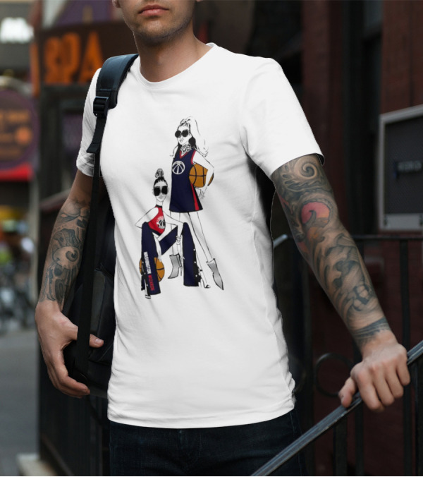 Washington Wizards G-III 4Her Girls Basketball Fitted Sportswear T-Shirt