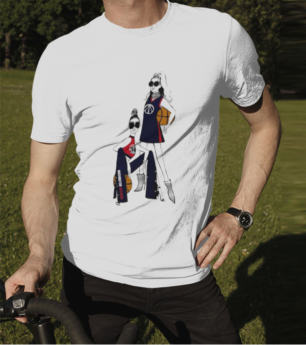 Washington Wizards G-III 4Her Girls Basketball Fitted Sportswear T-Shirt