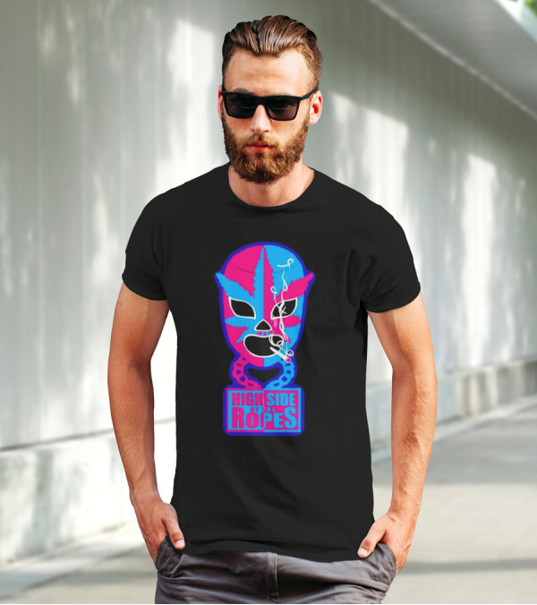 High Side Of The Ropes Karnival Of Kush Mask Smoke Chain T-Shirt