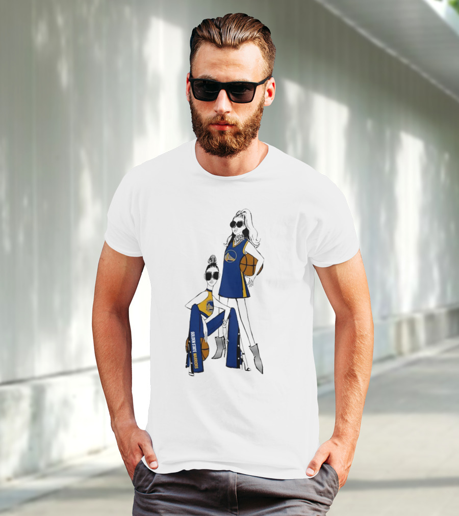 Golden State Warriors G-III 4Her Basketball Girls Fitted Fashion T-Shirt