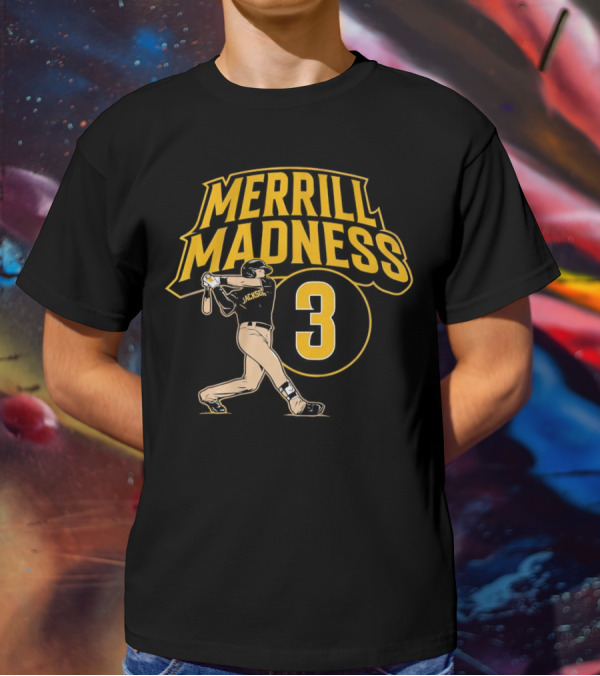 Merrill Madness 3 Jackson San Diego Padres T-Shirt