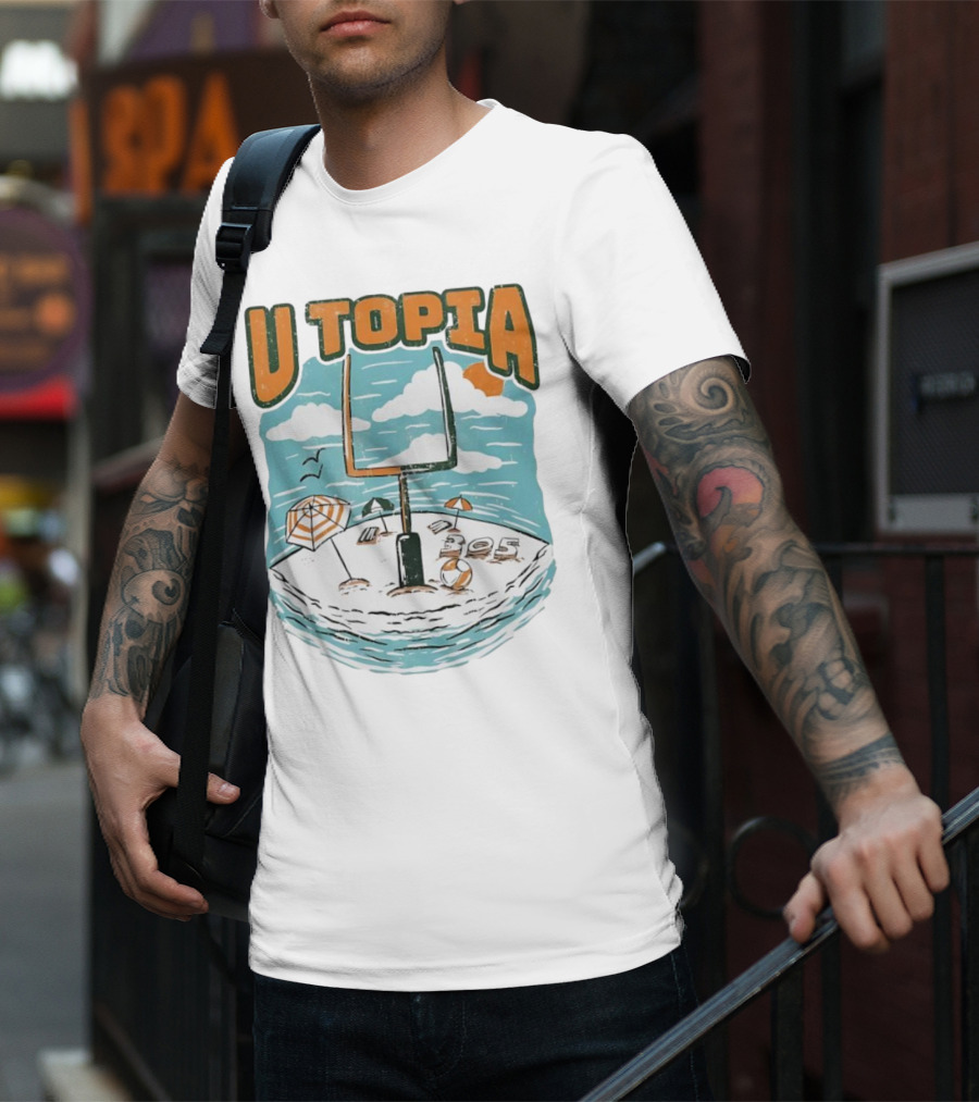 Miami Hurricanes U Topia 305 Beach Paradise T-Shirt
