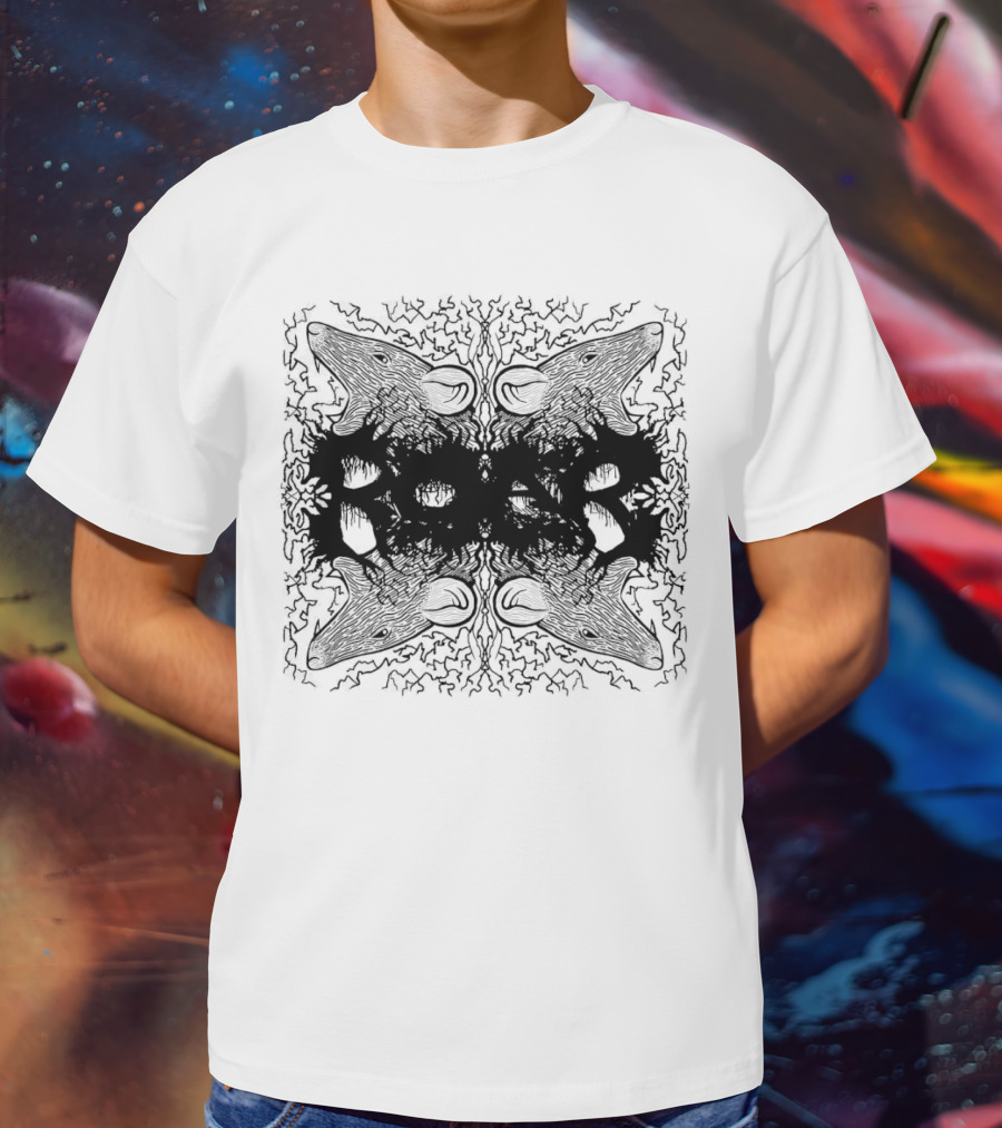 Rat King Mirror Rats Symmetrical T-Shirt
