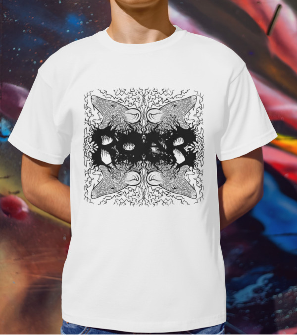 Rat King Mirror Rats Symmetrical T-Shirt