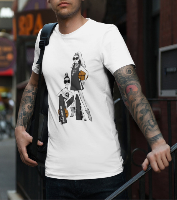 San Antonio Spurs G-III 4Her Basketball Fashion Fitted Girls T-Shirt