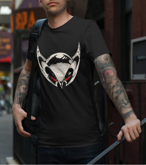 Shadowhawk Comic Mask T-Shirt