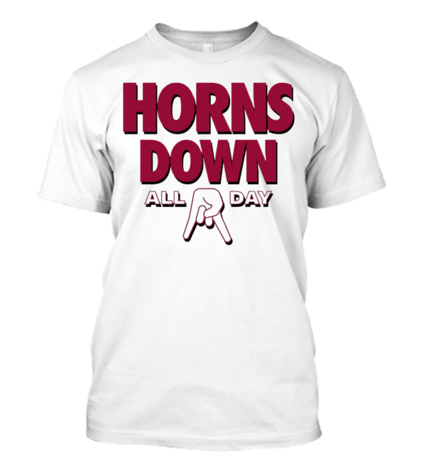 Horns Down All Day Oklahoma Sooners T-Shirt