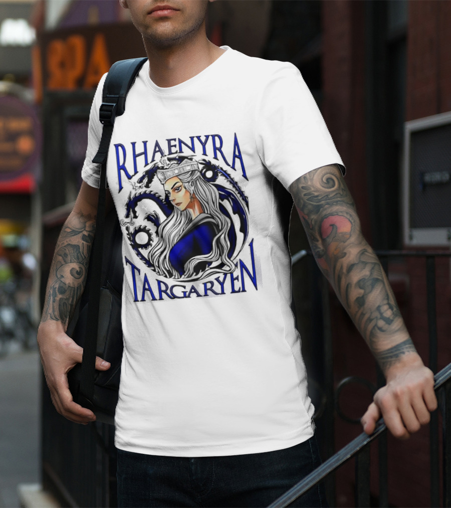 Rhaenyra Targaryen Dragon Emblem Royalty T-Shirt