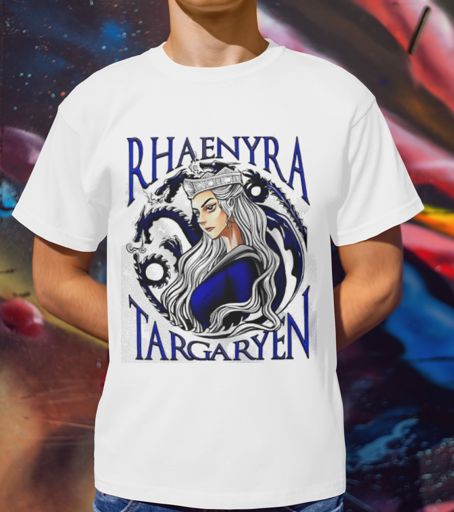 Rhaenyra Targaryen Dragon Emblem Royalty T-Shirt