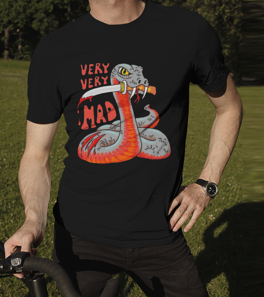 Very Very Mad Snake With Knife T-Shirt