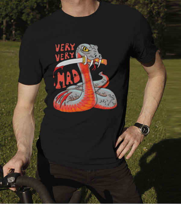 Very Very Mad Snake With Knife T-Shirt