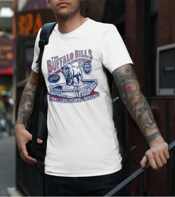 The Buffalo Bills War Memorial Stadium Rockpile New York NFL Iconic Buffalo T-Shirt