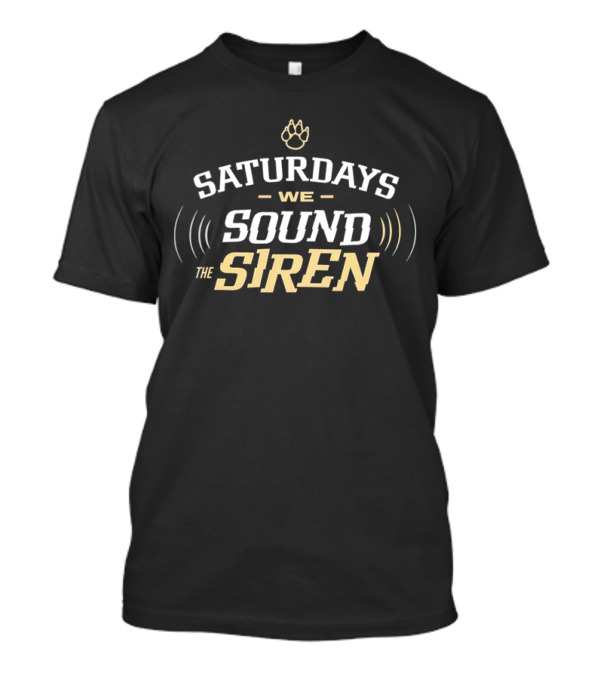 Washington Huskies Saturdays We Sound The Siren Huskie Paw T-Shirt