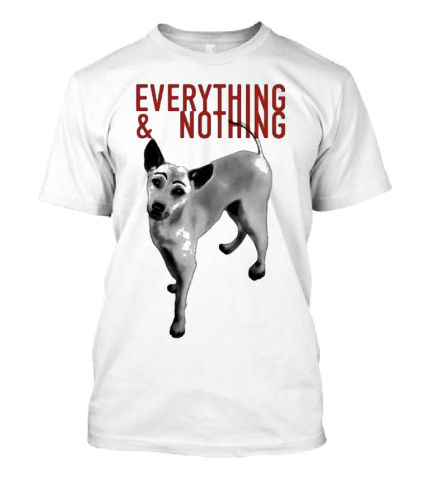 David Sylvian Everything And Nothing Dog Image Everything And Nothing T-Shirt