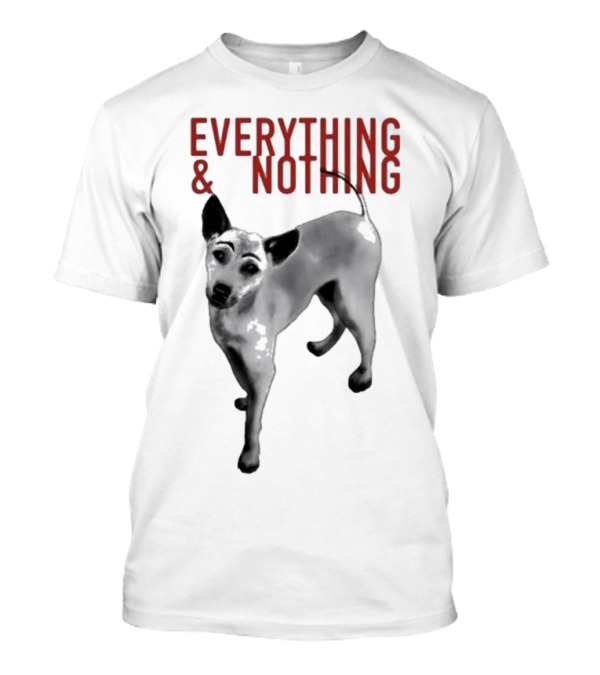 David Sylvian Everything And Nothing Dog Image Everything And Nothing T-Shirt