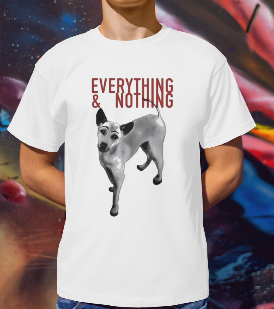 David Sylvian Everything And Nothing Dog Image Everything And Nothing T-Shirt