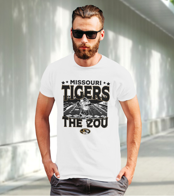 Missouri Tigers The Zou Football Gameday Couture T-Shirt