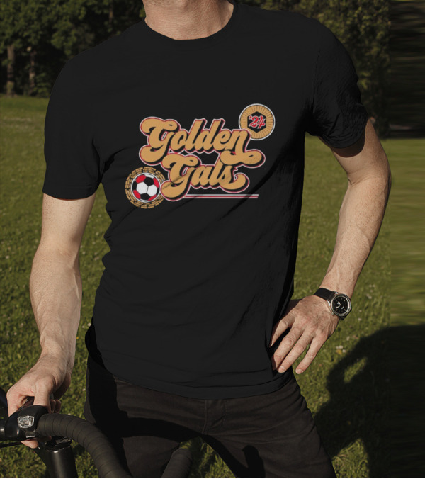 USWNTPA Golden Gals 24 Soccer USA T-Shirt