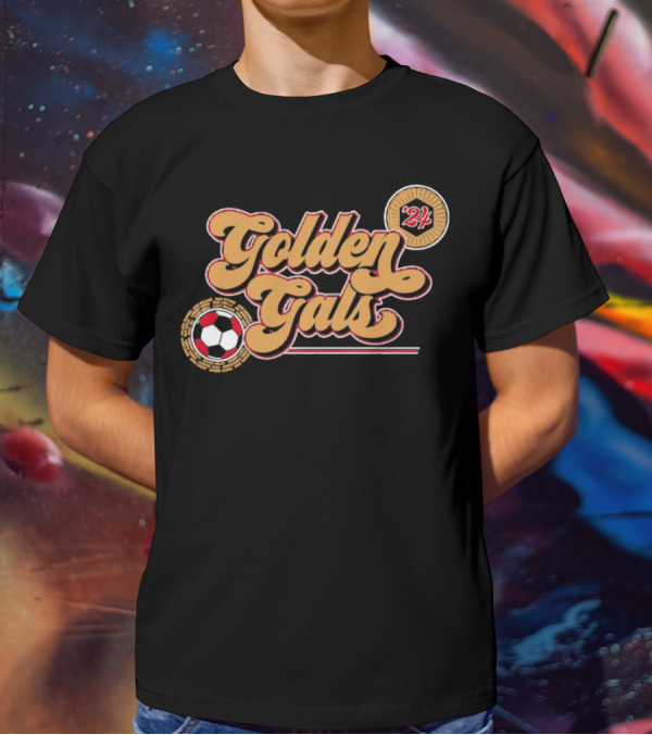 USWNTPA Golden Gals 24 Soccer USA T-Shirt