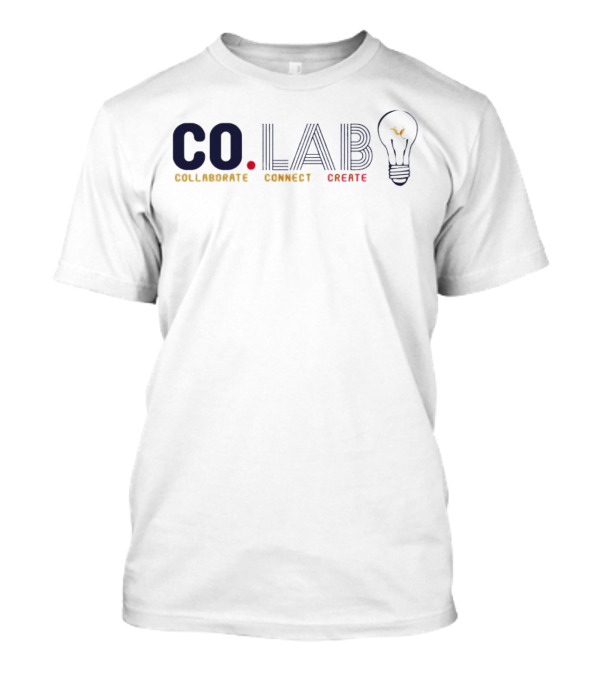 CO.LAB Collaborate Connect Create Light Bulb T-Shirt