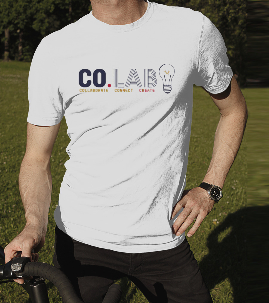 CO.LAB Collaborate Connect Create Light Bulb T-Shirt