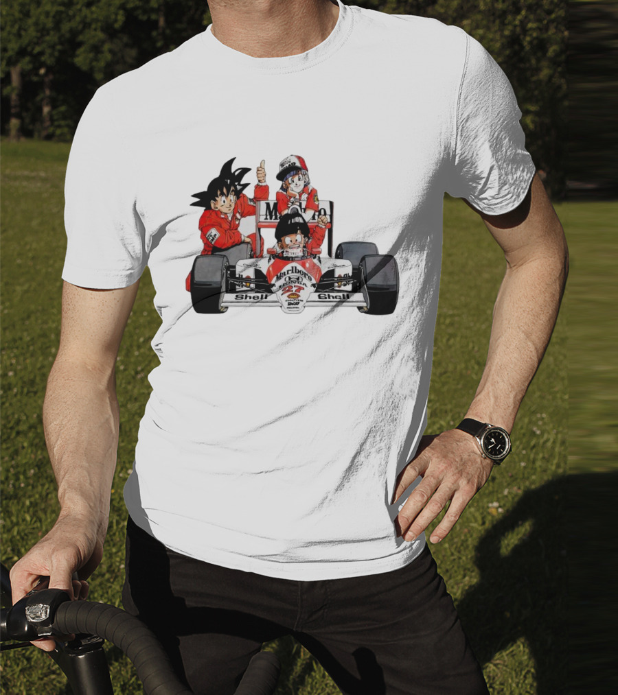 Dragon Ball Marlboro Shell 27 Racing Car Legends T-Shirt