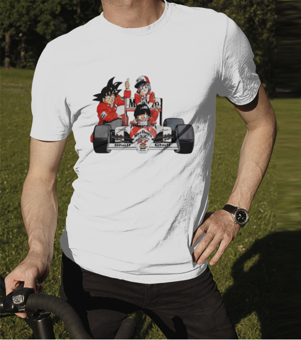 Dragon Ball Marlboro Shell 27 Racing Car Legends T-Shirt