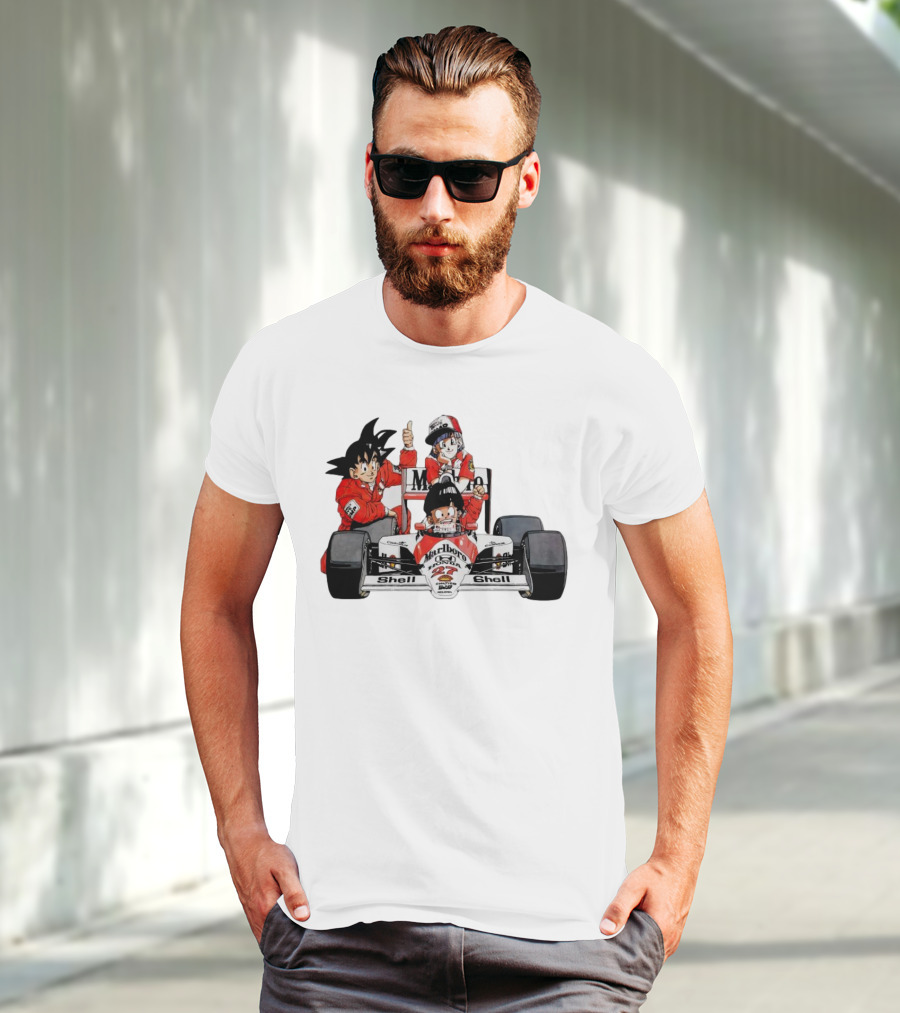 Dragon Ball Marlboro Shell 27 Racing Car Legends T-Shirt
