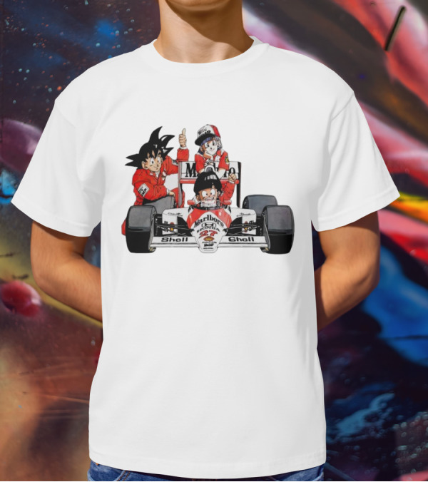 Dragon Ball Marlboro Shell 27 Racing Car Legends T-Shirt