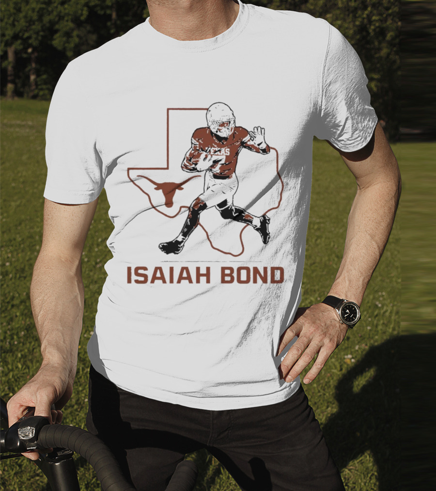 Isaiah Bond Texas Longhorns Football Running Back Star T-Shirt