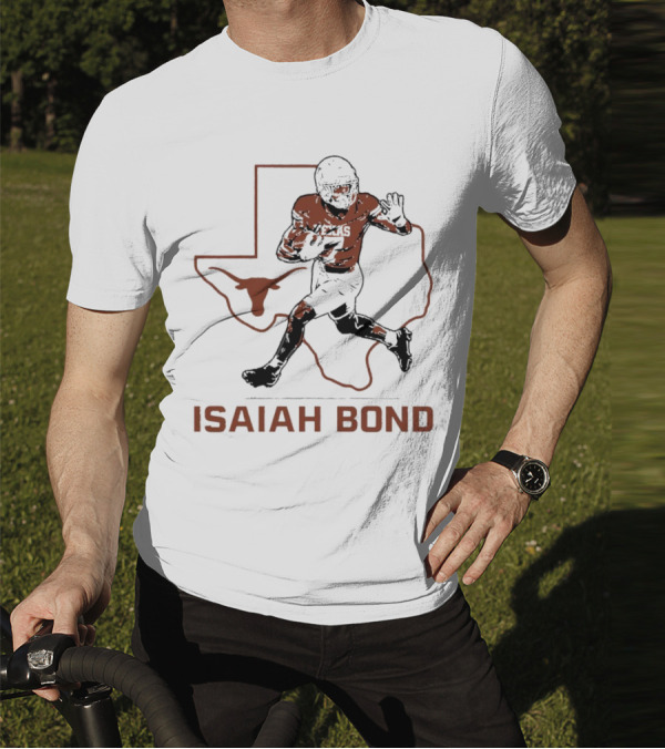 Isaiah Bond Texas Longhorns Football Running Back Star T-Shirt