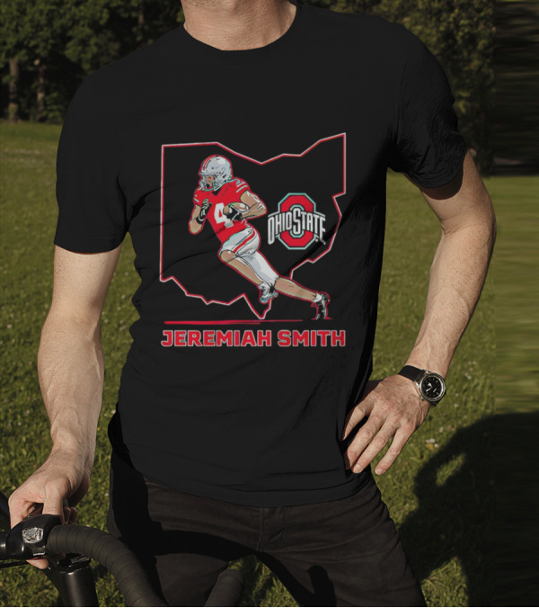 Jeremiah Smith Ohio State Buckeyes Football Ohio Star T-Shirt