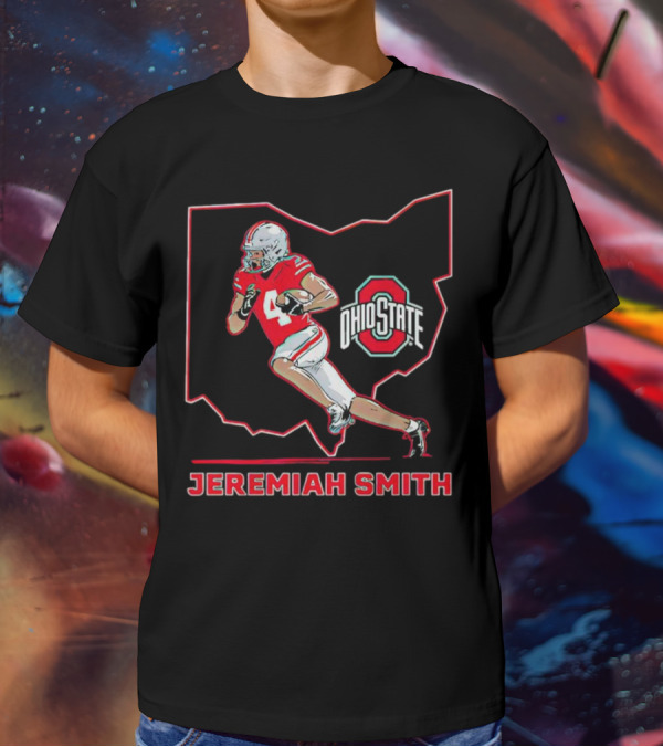 Jeremiah Smith Ohio State Buckeyes Football Ohio Star T-Shirt