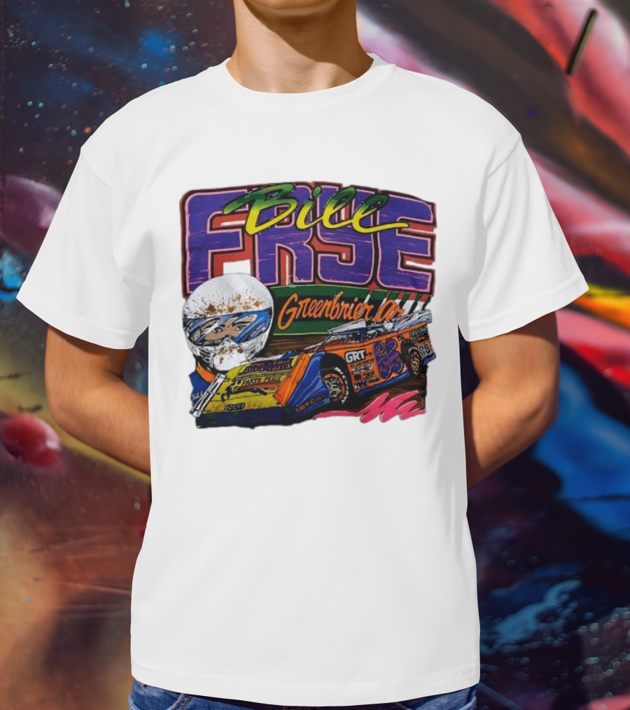 Bill Frye Greenbrier No.66 Dirt Late Model Car GRT Racing T-Shirt