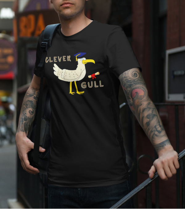 Clever Gull Graduation Humor Supersoft T-Shirt