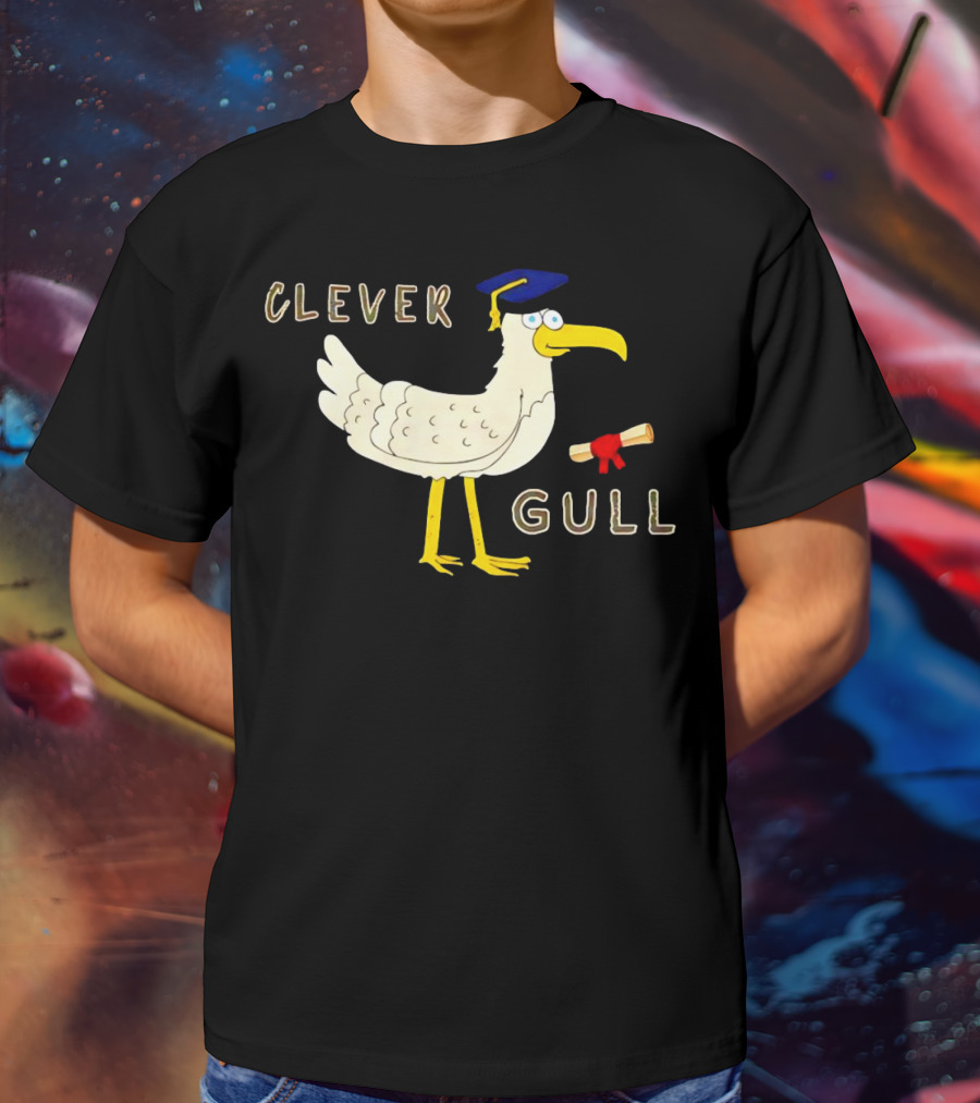 Clever Gull Graduation Humor Supersoft T-Shirt