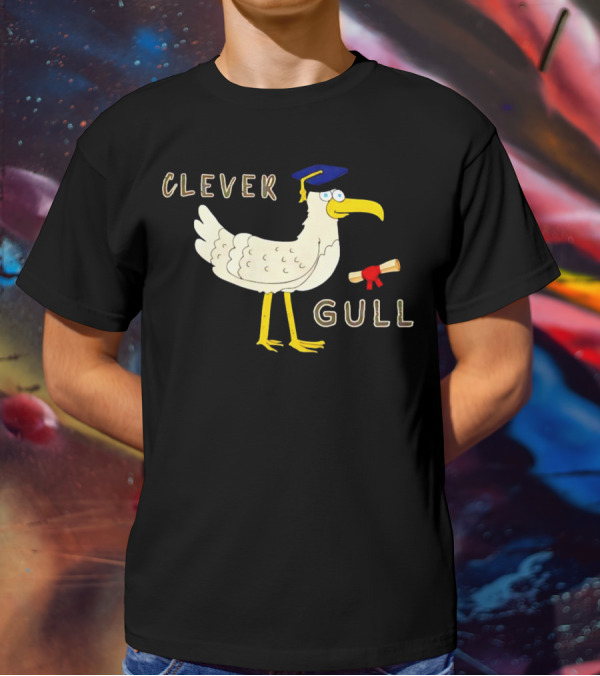 Clever Gull Graduation Humor Supersoft T-Shirt