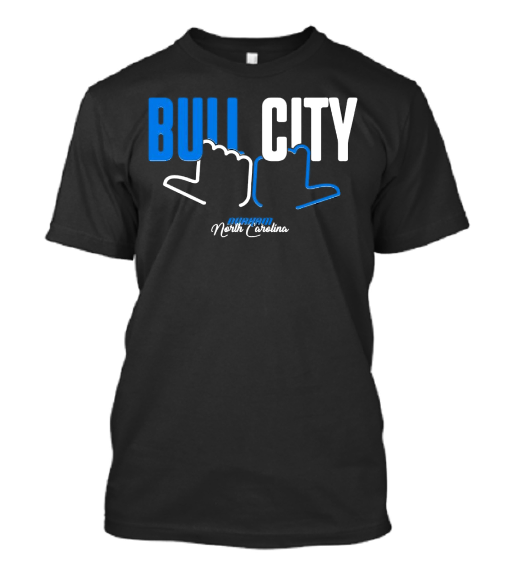 Durham North Carolina Bull City Hands T-Shirt